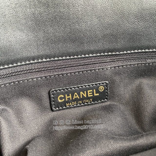 Chanel女包 香奈兒專櫃最新款珍珠毛呢CF口蓋包 Chanel珍珠手柄斜挎鏈條女包  djc4121